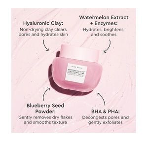 Watermelon glow hyaluronic clay